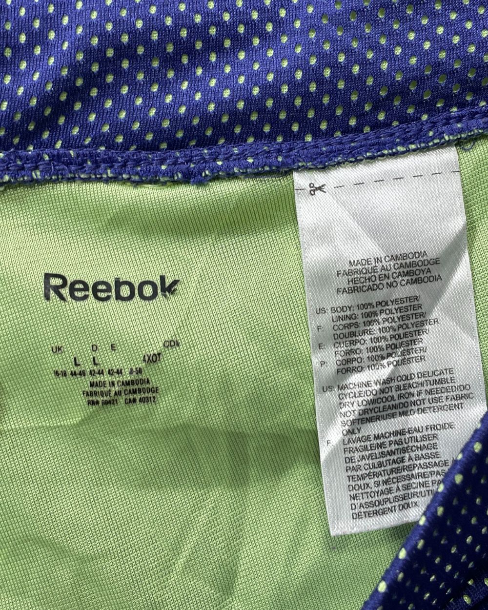 Reebok Blue Sport Gym Short For Women M - Preloved Labels