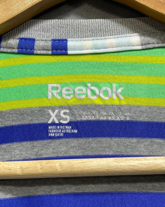 Reebok Multi Polyester Jersey Sport For Women T Shirt X Small - Preloved Labels
