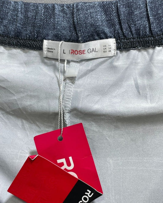 Rose Gal 3D Print Polyester Stretch Gym tights For Women XL - Preloved Labels