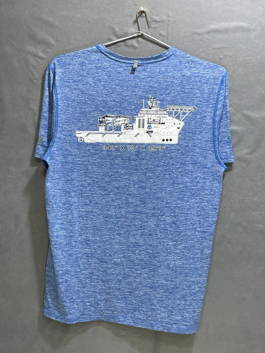 Russell Blue For Men Sports T Shirt M - Preloved Labels