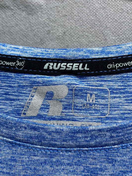 Russell Blue For Men Sports T Shirt M - Preloved Labels