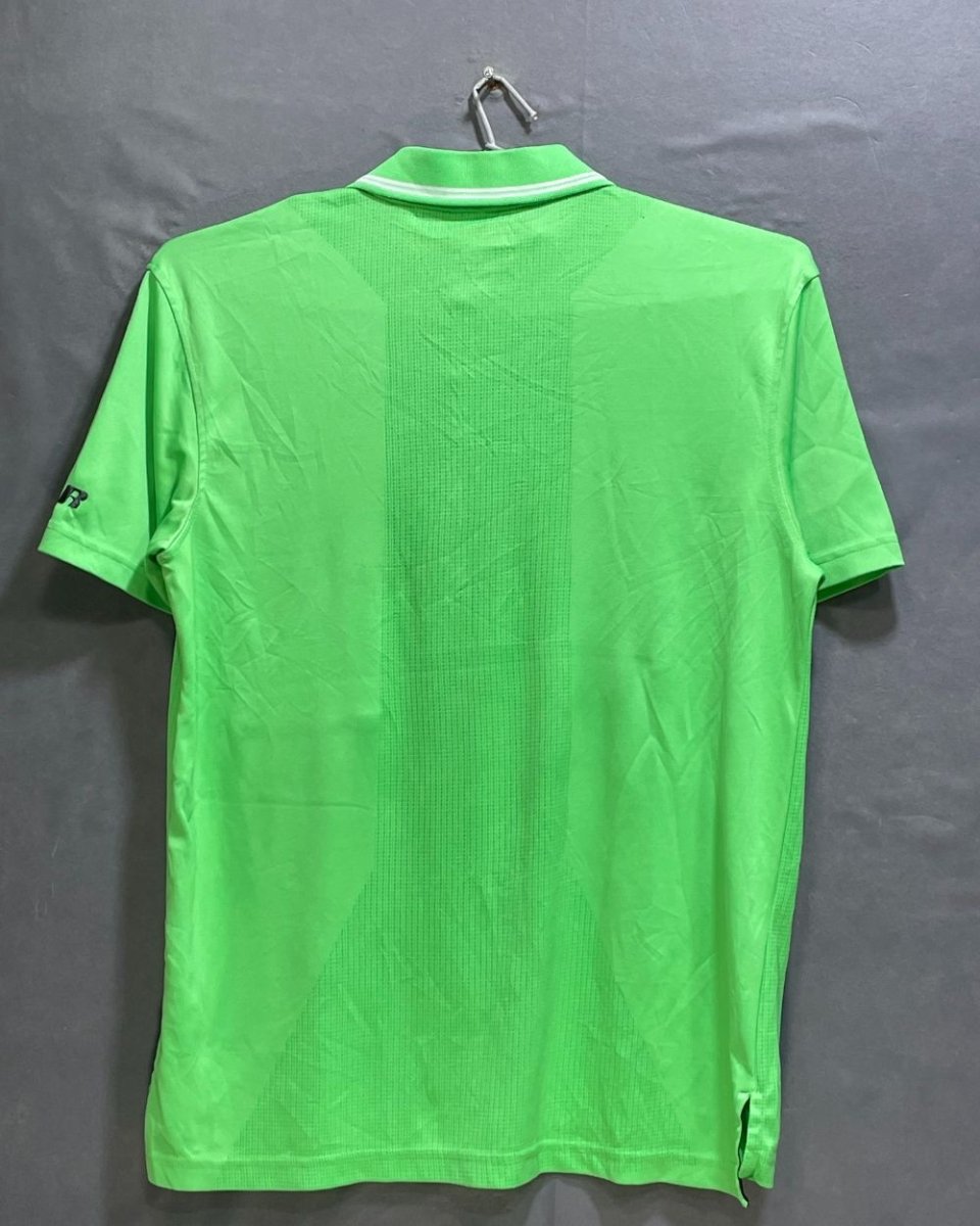 Russell Green Polyester Sport Polo T Shirt For Men Medium - Preloved Labels