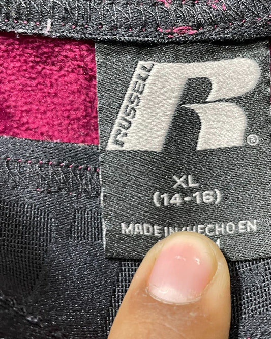 Russell Maroon Polyester Jersey For Boy 16 Years - Preloved Labels