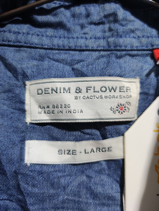 Denim & Flower Brand For Men Shirt Shrt6070
