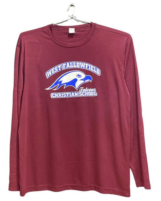 Sport Tek Maroon For Men Sports T Shirt L - Preloved Labels