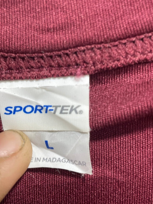 Sport Tek Maroon For Men Sports T Shirt L - Preloved Labels