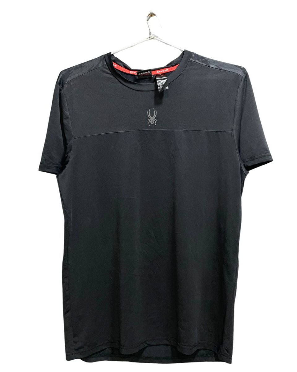 Spyder Active Black For Men Sports T Shirt M - Preloved Labels