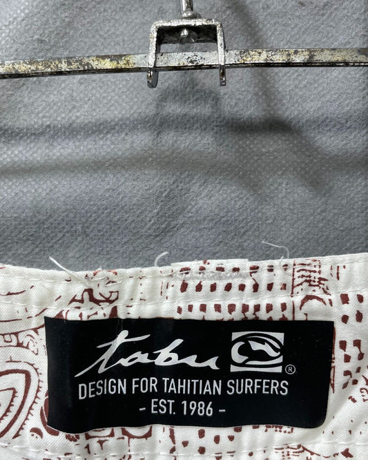 Tabu White Cotton Short For Men XL - Preloved Labels