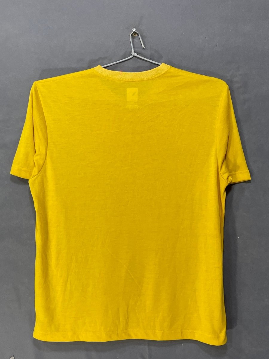 The North Face Yellow Cotton T Shirt For Men M - Preloved Labels