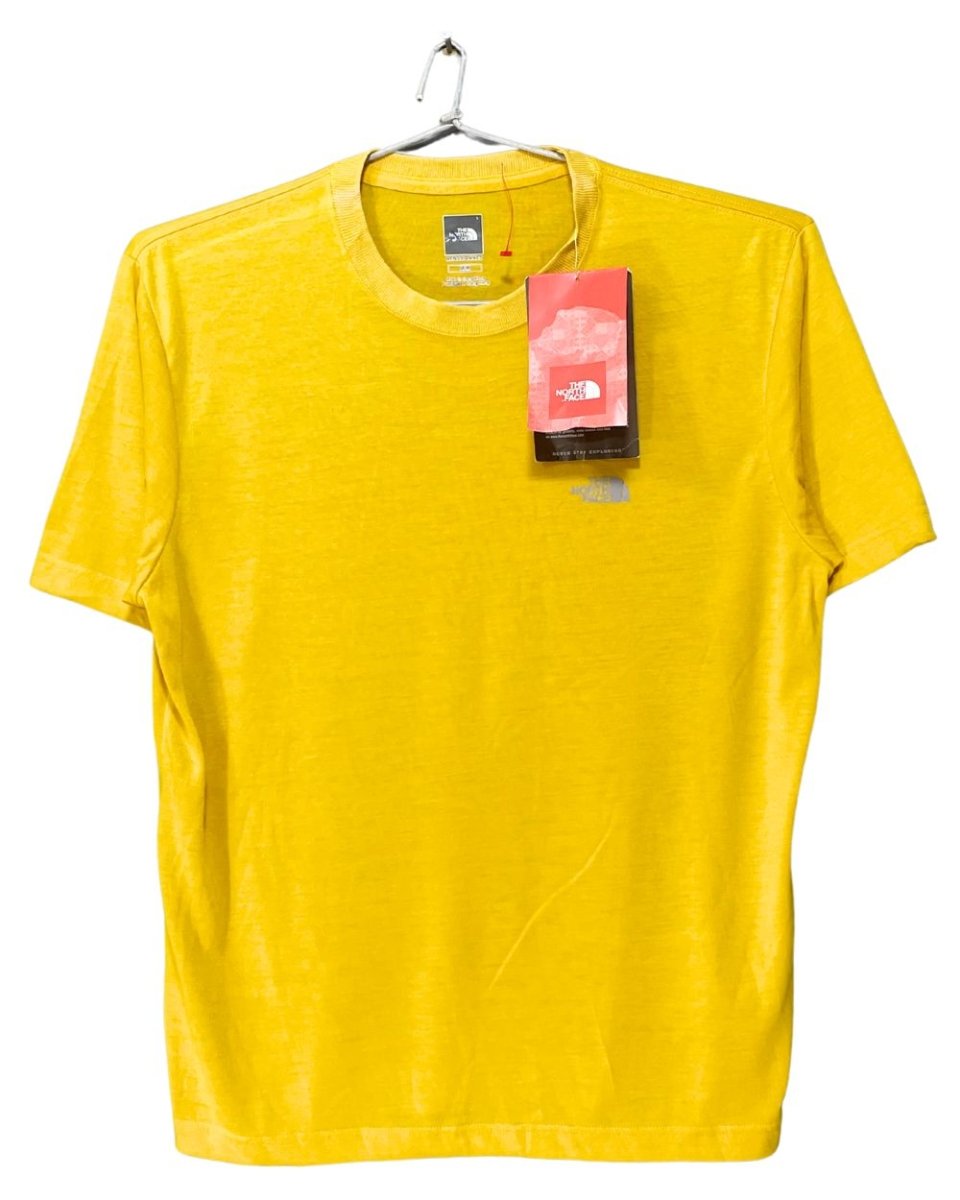 The North Face Yellow Cotton T Shirt For Men M - Preloved Labels