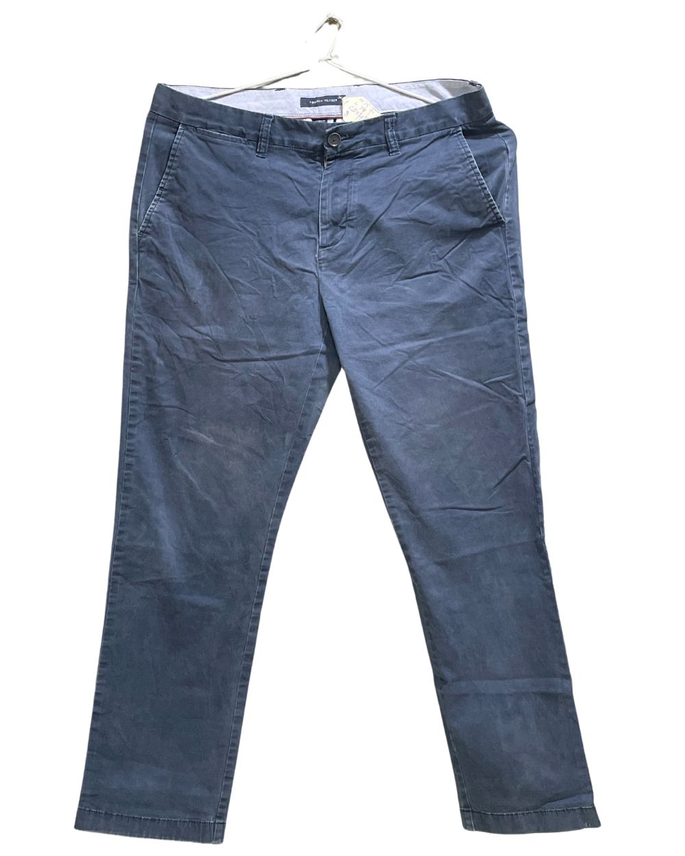 Tommy Hilfiger Blue Cotton Dress Pant For Men L - Preloved Labels