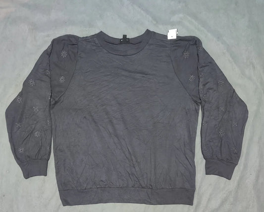 Torrid Women Polyester Gray Sweatshirt L – Preloved Labels (view 2)