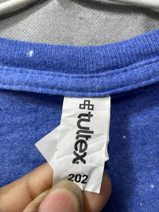 Tultex Blue Cotton T Shirt For Men XL - Preloved Labels