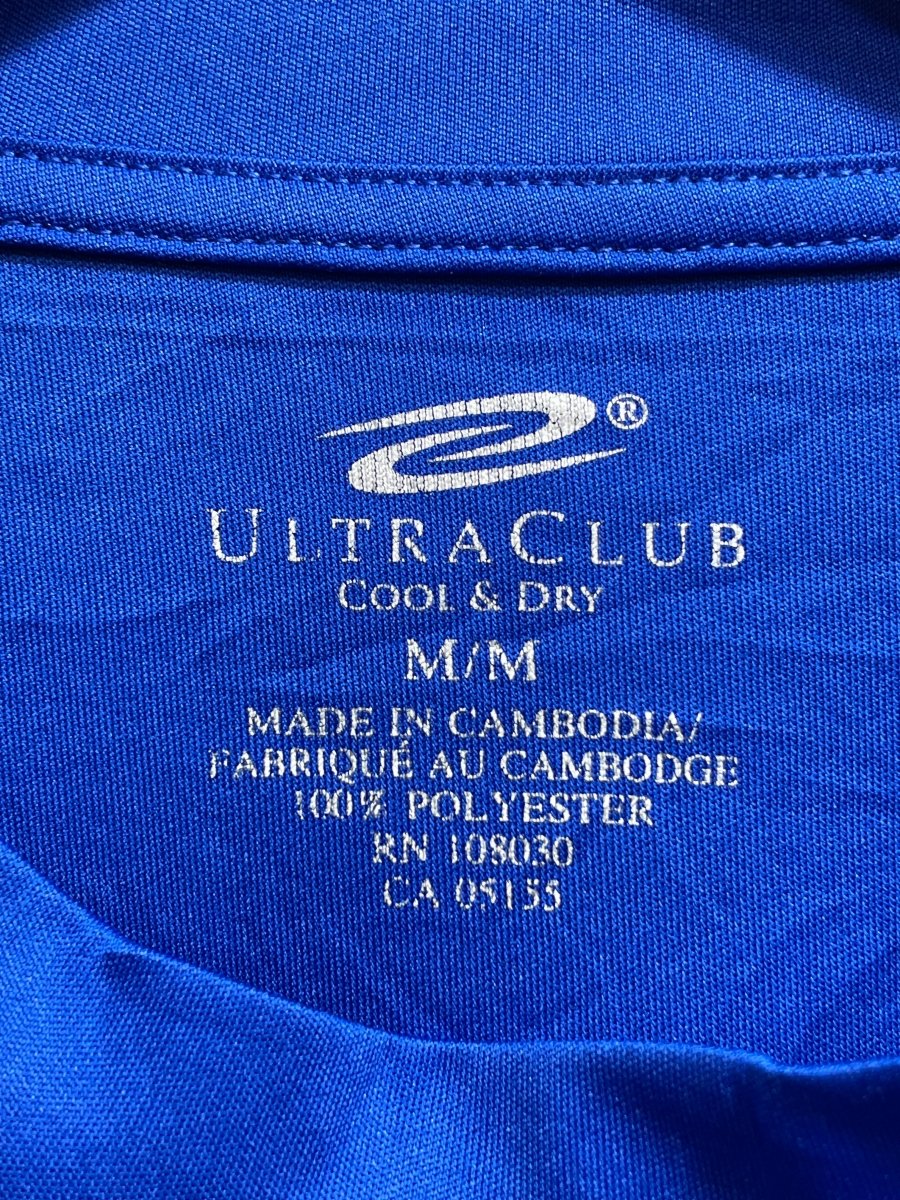 Ultra Club Blue For Men Sports T Shirt M - Preloved Labels