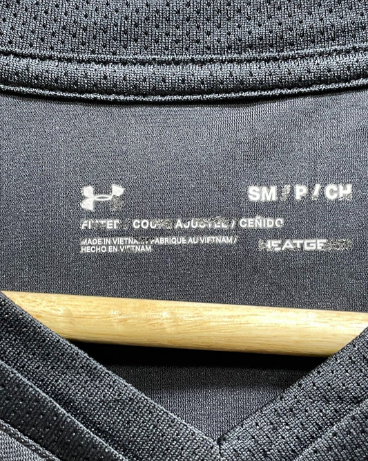 Under Armour Black Polyester Jersey Sport For Women T Shirt Medium - Preloved Labels