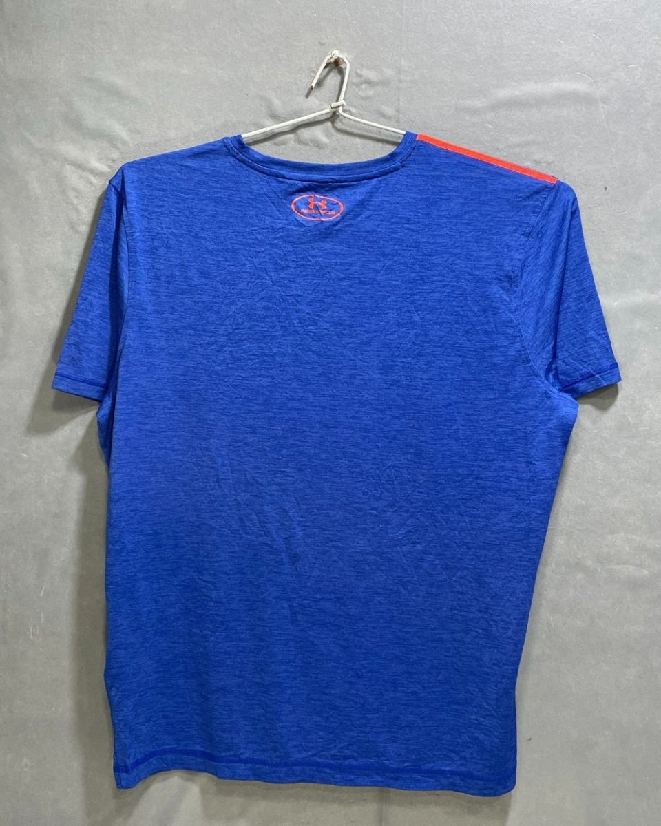 Under Armour Blue For Men Sports T Shirt L - Preloved Labels