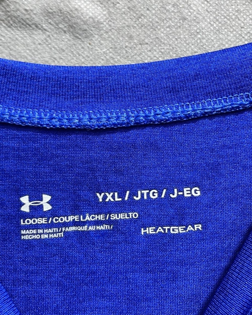Under Armour Blue For Men Sports T Shirt Small - Preloved Labels