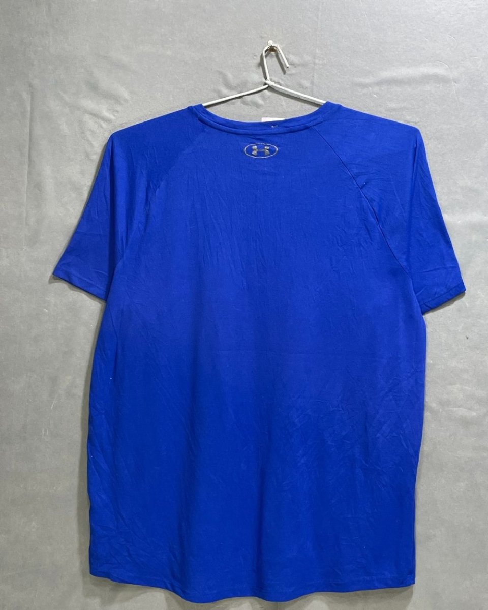 Under Armour Blue For Men Sports T Shirt XL - Preloved Labels