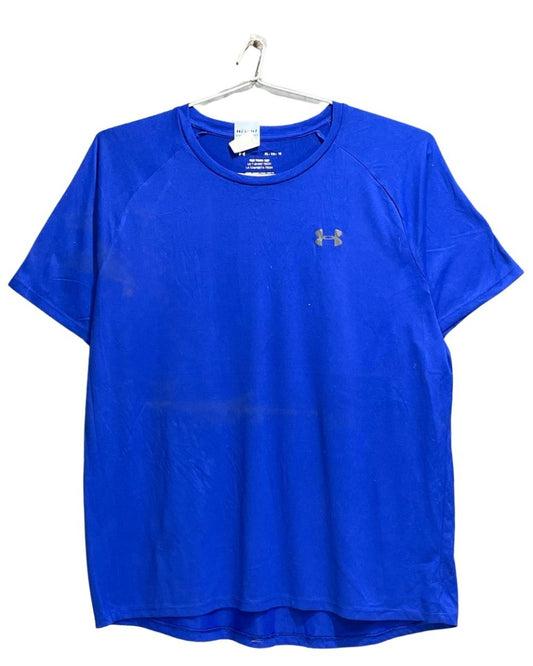 Under Armour Blue For Men Sports T Shirt XL - Preloved Labels