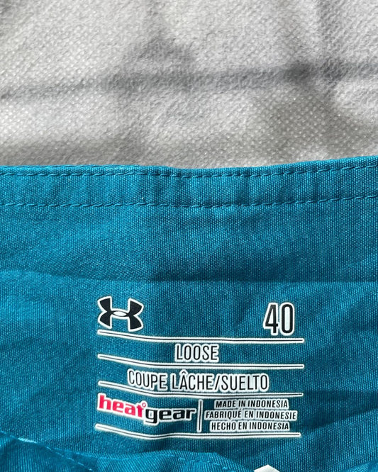 Under Armour Green Cotton Short For Men XL - Preloved Labels