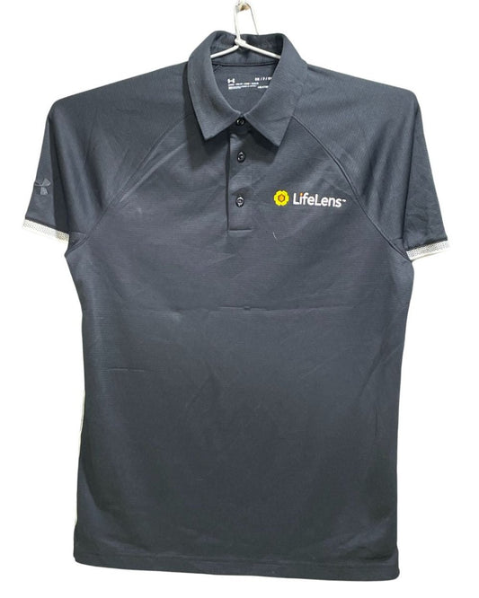 Under Armour Grey Polyester Sport Polo T Shirt For Men S - Preloved Labels