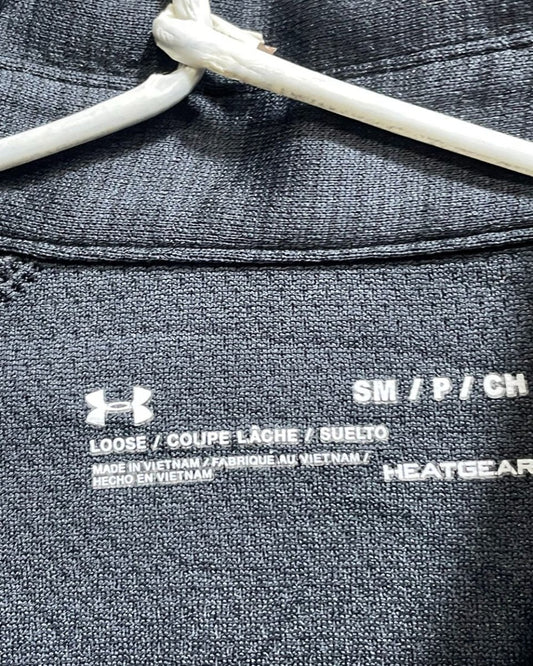 Under Armour Grey Polyester Sport Polo T Shirt For Men S - Preloved Labels