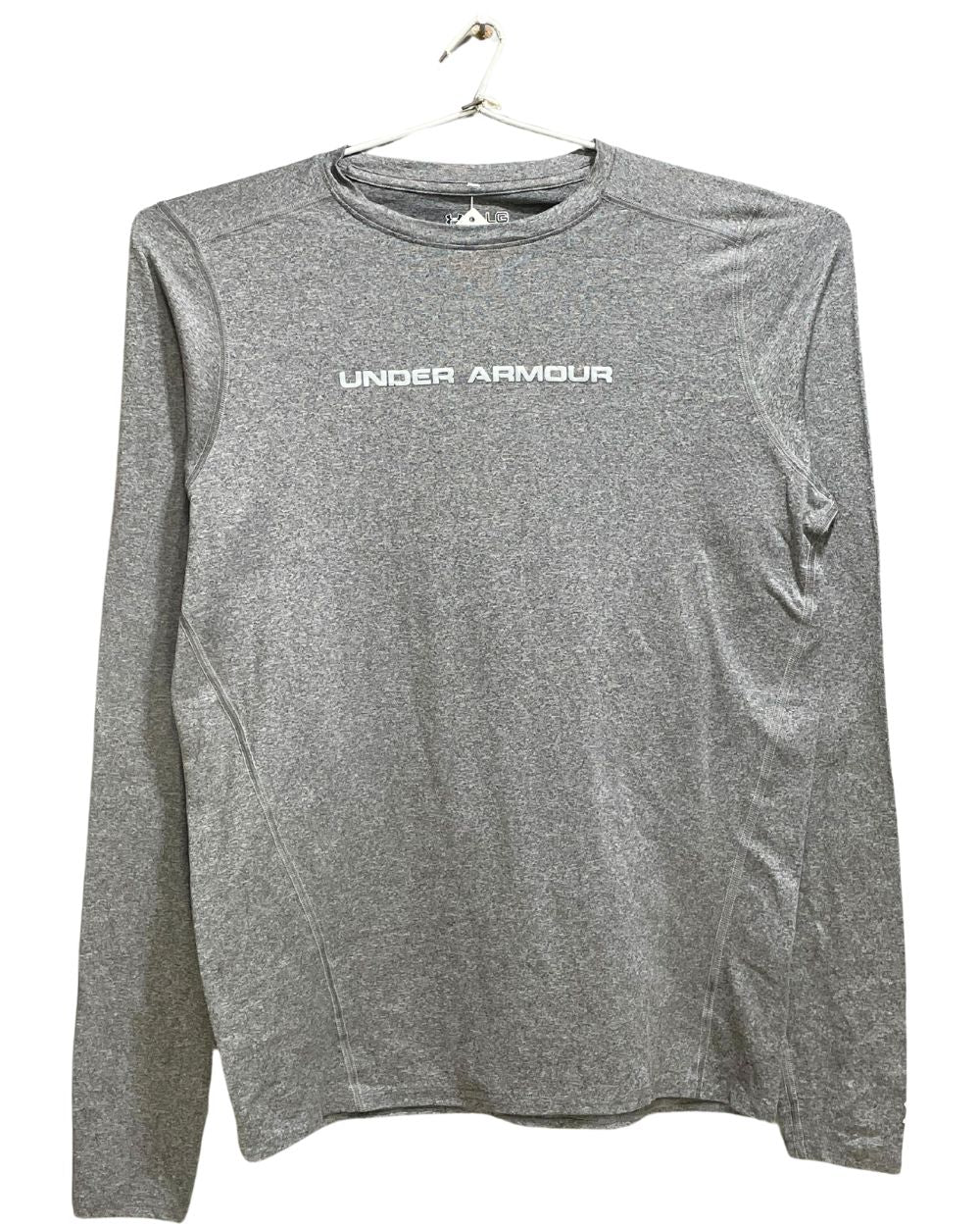 Under Armour Grey Sport For Women T Shirt L - Preloved Labels