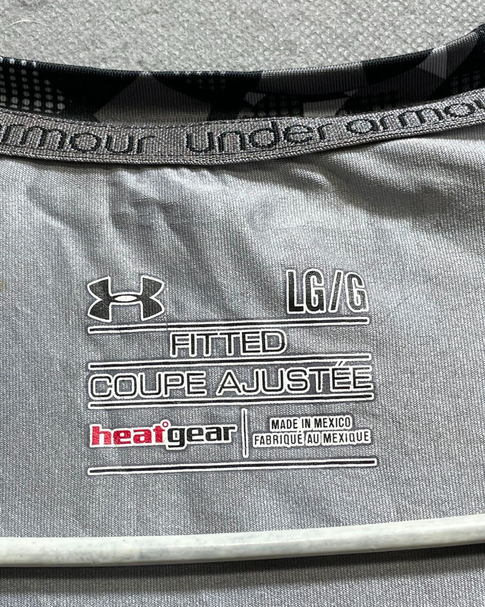 Under Armour Grey Sport For Women T Shirt L - Preloved Labels