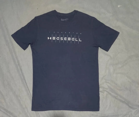 Under Armour Men Blue Cotton T Shirt M – Preloved Labels (view 2)