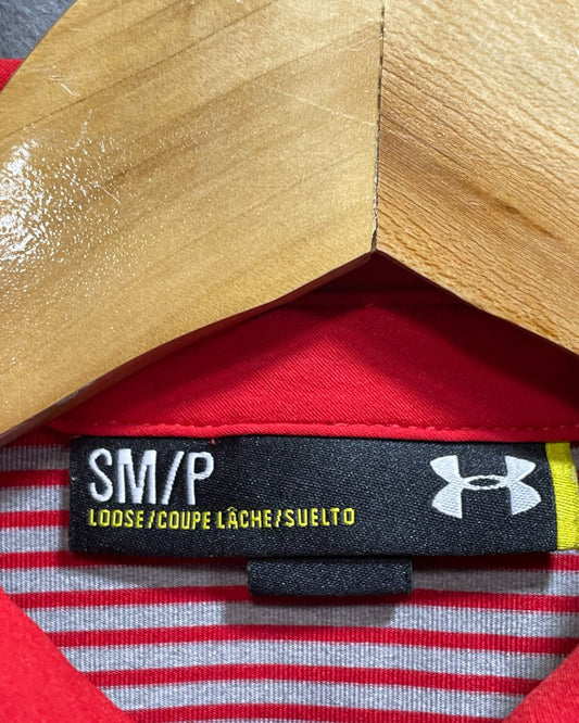 Under Armour Red Sport For Women Polo T Shirt M - Preloved Labels