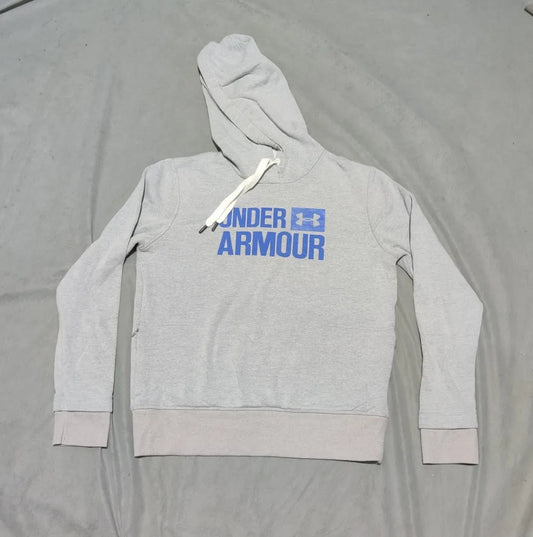 Under Armour Women Cotton Fleece Gray Hoodie S – Preloved Labels (view 2)