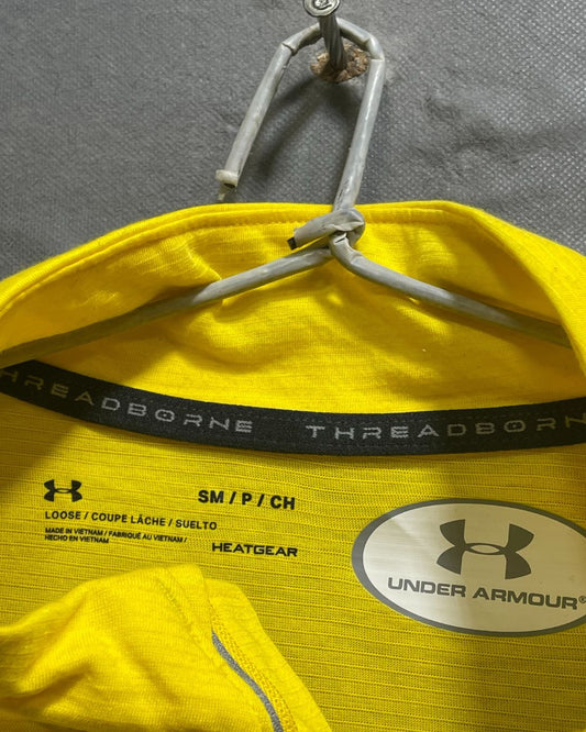 Under Armour Yellow Sport For Women T Shirt Medium - Preloved Labels