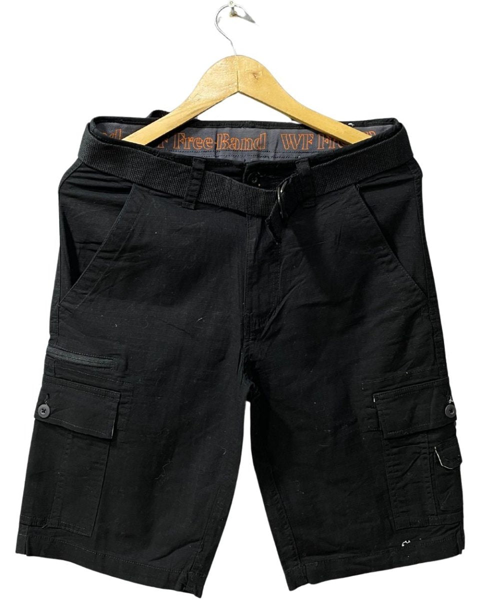 Wear First Black With Belt Cotton Short For Men S - Preloved Labels