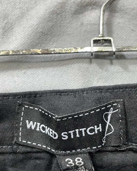 Wicked Stitch Black Cotton Short With Belt For Men L - Preloved Labels