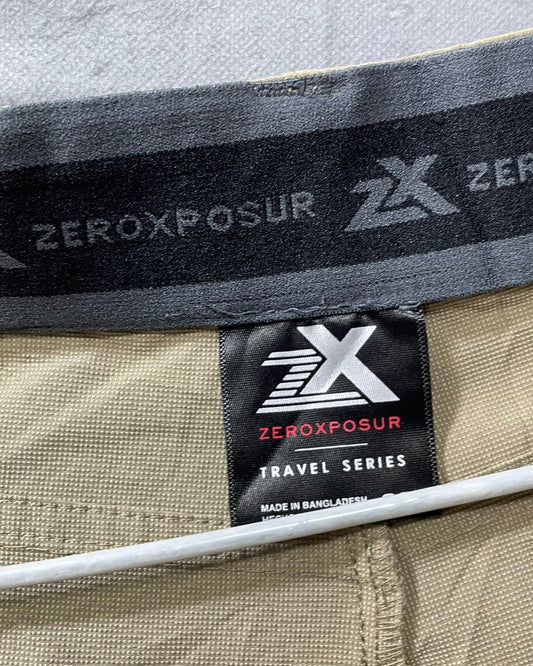 Zeroxposur Khaki Cotton Short For Men L - Preloved Labels