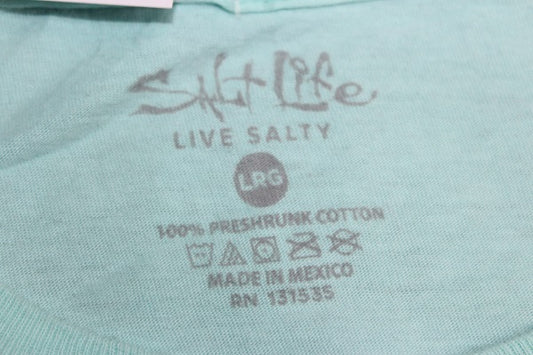 Salt Life Branded Original For Cotton Round Neck Men T Shirt X Large | Preloved Labels