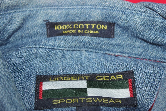 Urgent Gear Branded Original Cotton Shirt For Men | Preloved Labels
