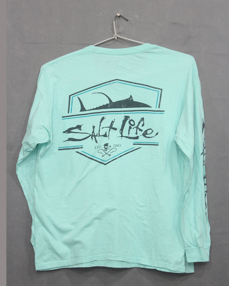 Salt Life Branded Original For Cotton Round Neck Men T Shirt X Large | Preloved Labels