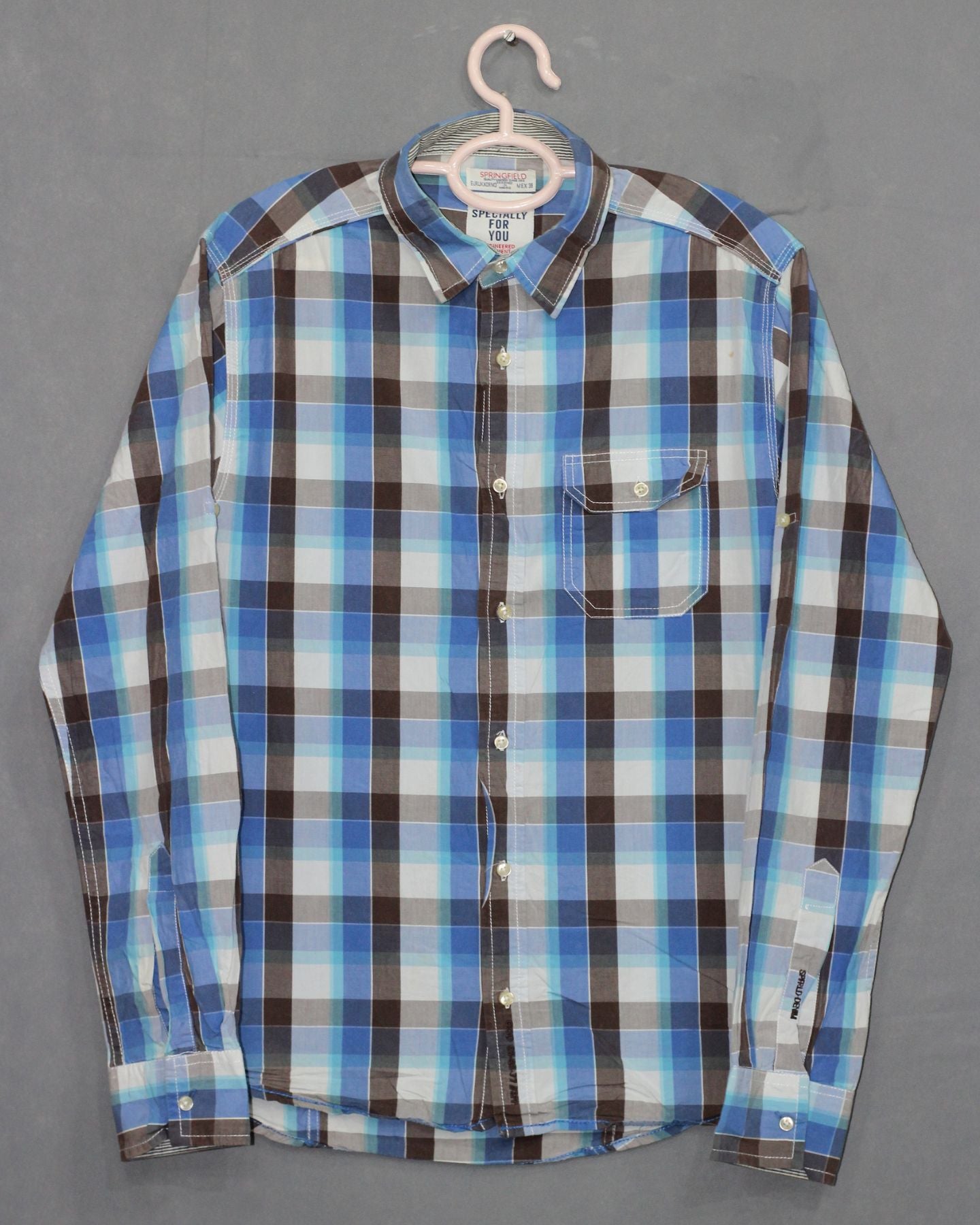 Springfield Branded Original Cotton Shirt For Men | Preloved Labels
