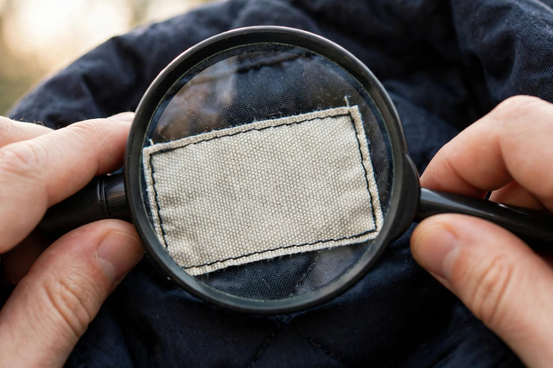 Luxury brand label authenticity inspection