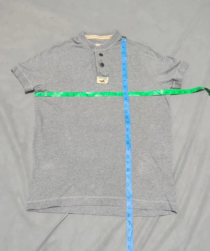 Hollister Men Cotton Gray T Shirt L – Preloved Labels (view 4)