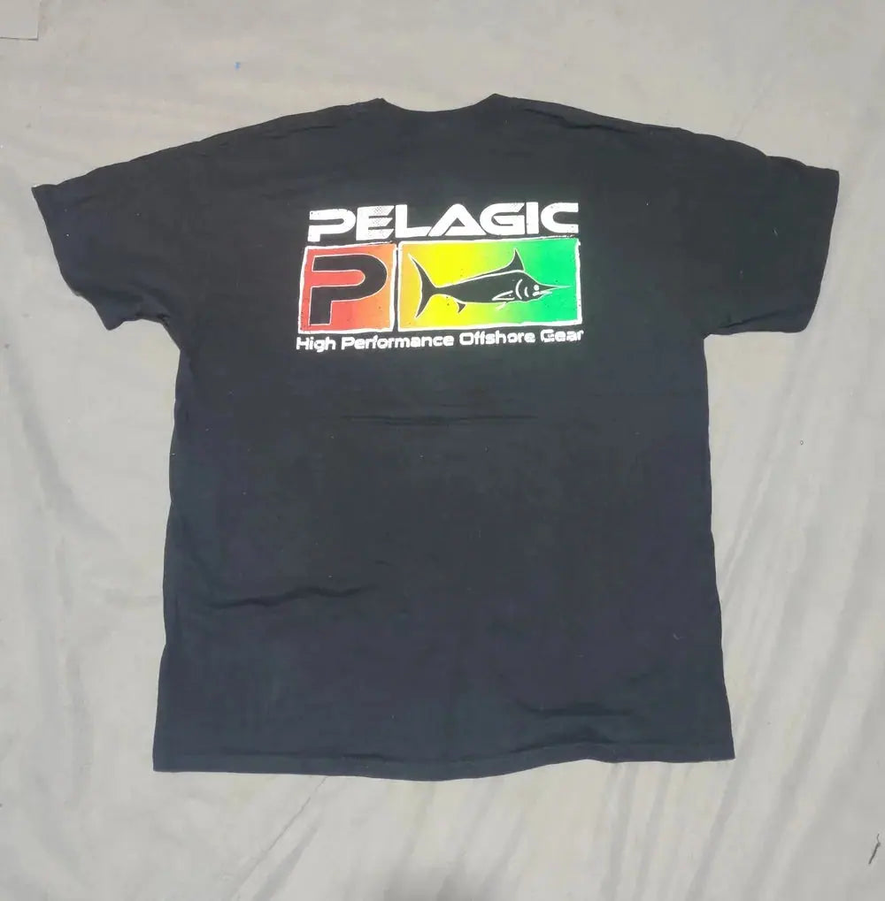 Pelagic Men Cotton Black T Shirt L – Preloved Labels (view 4)