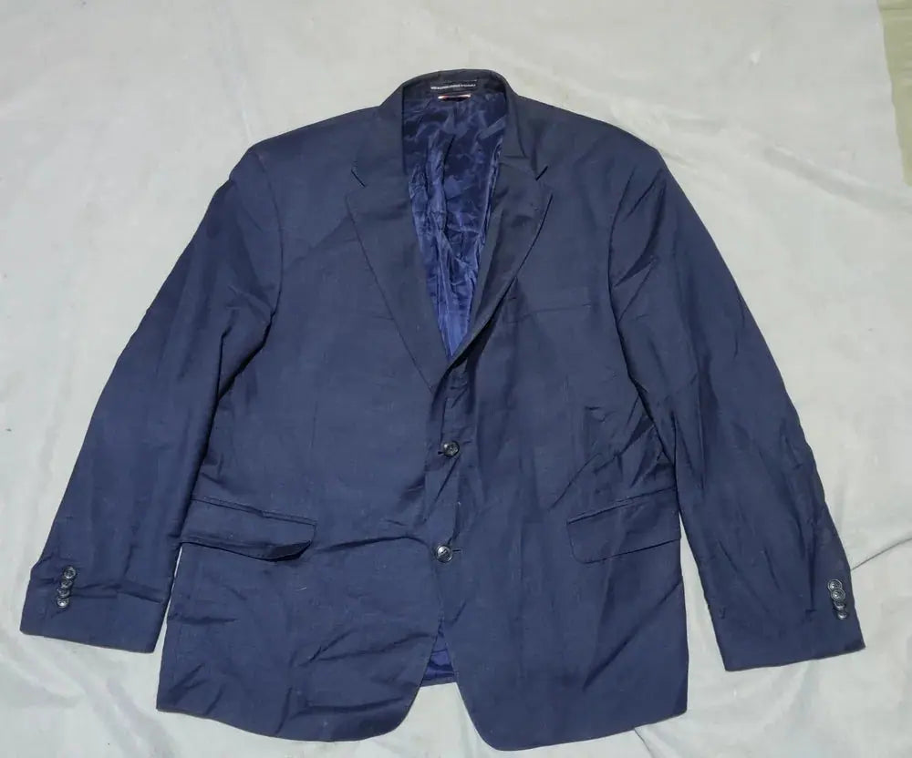 Tommy Hilfiger Men Cotton Blue Coat M – Preloved Labels (view 2)