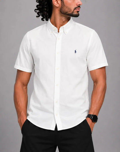 Polo Ralph Lauren Men Cotton White  Shirt L – Preloved Labels