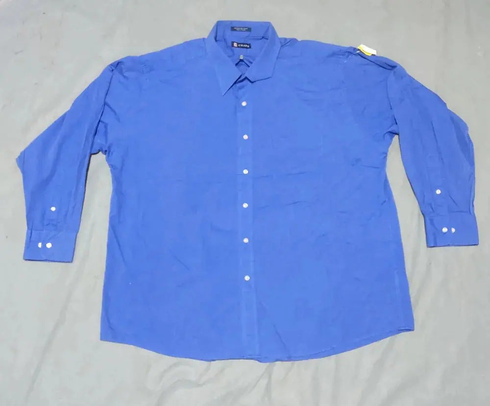 Chaps Men Cotton Blue Shirt 2XL – Preloved Labels (view 2)