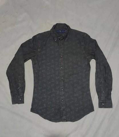 Polo Ralph Lauren Men Cotton Gray Shirt S – Preloved Labels (view 2)