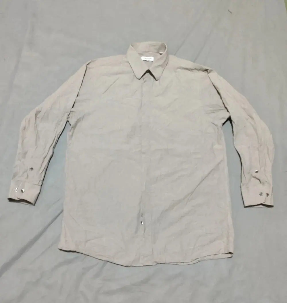 Calvin Klein Men Cotton Cream Shirt L – Preloved Labels (view 2)