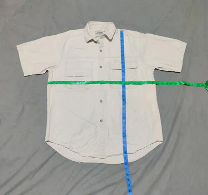Wrangler Men Cotton Cream Shirt L – Preloved Labels (view 4)