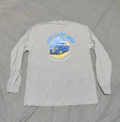 Joes Surf Shop Men Cotton Gray T Shirt – Preloved Labels (view 2)