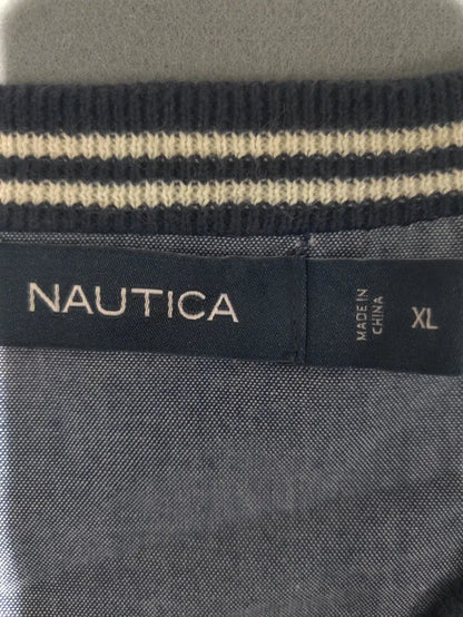 Nautica Men Cotton Fleece Yellow Sweater XL – Preloved Labels (view 3)
